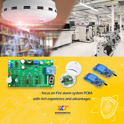 Fire Alarm Control Panel High Frequency PCB with FR4 CEM1 CEM3 Hight TG Material