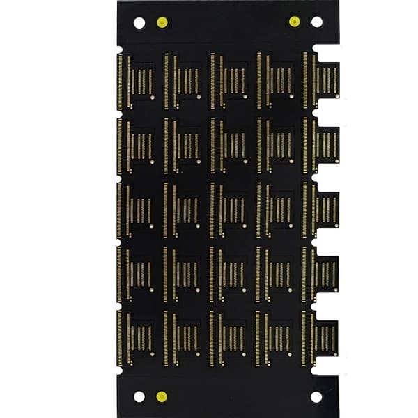 Reliable Precision Traces Black Flexible PCB Board With Wide Operating Temperature Range