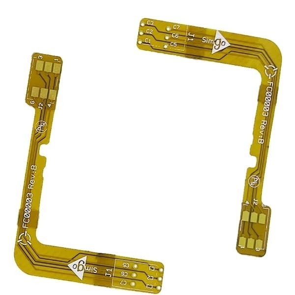 Polyimide Rigid Flexiable PCB Fabrication 4mm Minimum Bend Radius RoHS Compliant