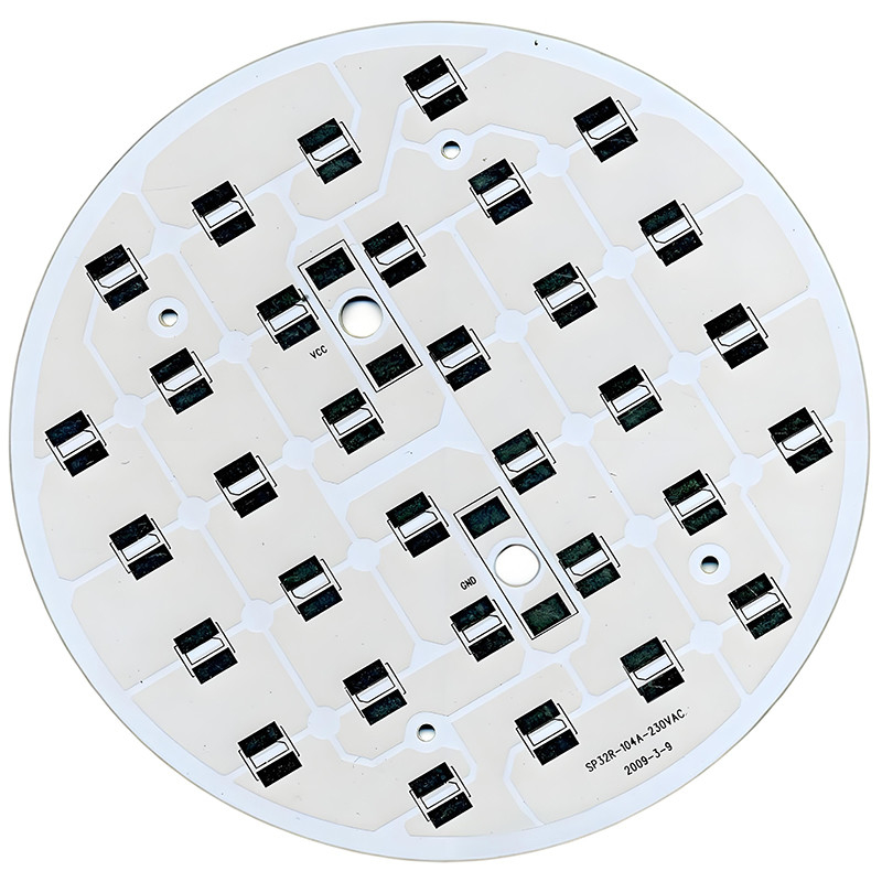 Industrial Aluminum Base Round Led Metal Core PCB Circuit Board Fabrication Customized Design