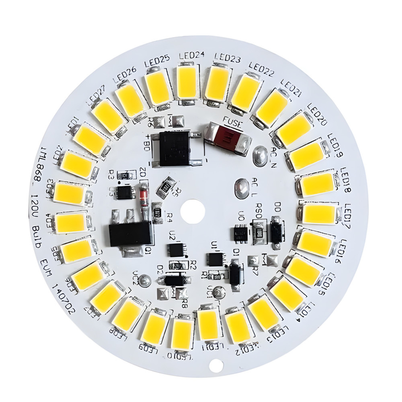 Electronic Cost Effectively LED Aluminum PCB Board Assembly With Mixed Technology