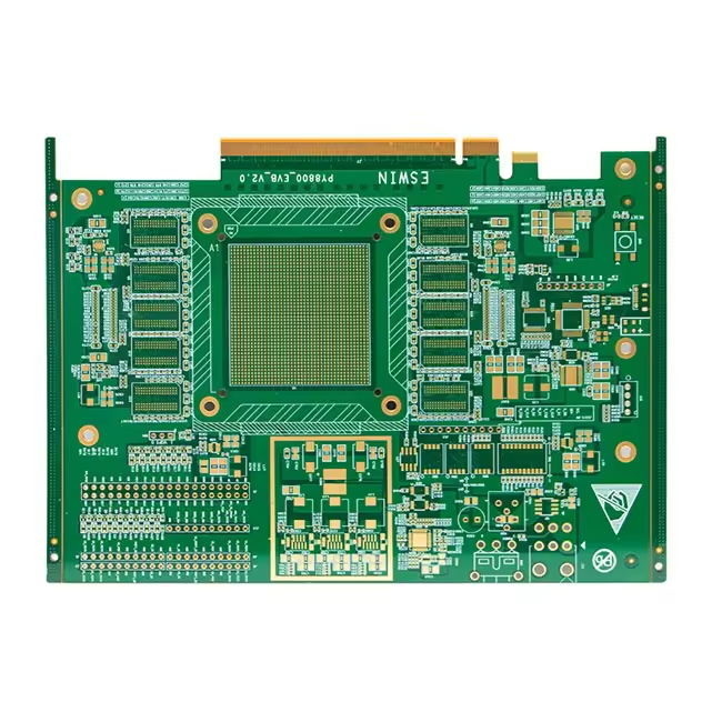 Multi-Layer High-Speed Computer Gold Finger PCB High Frequency PCB Custom Manufacturer