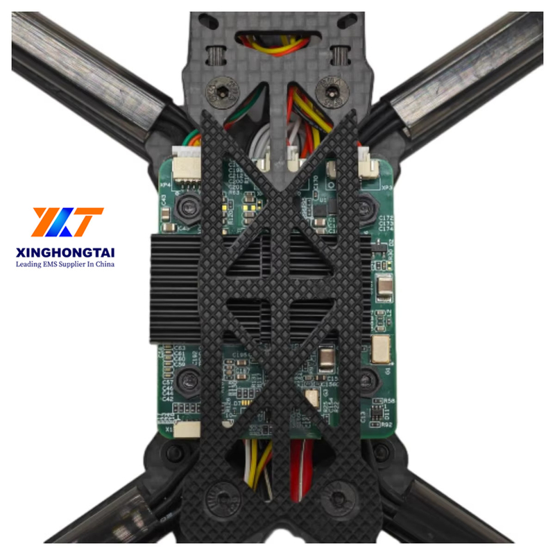 UAV Tracking System Head Tracker FPV PCBA Circuit Control Board with FR4 Base Material