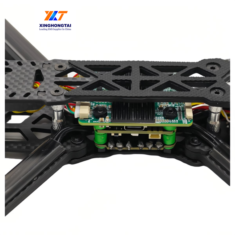 UAV Tracking System Head Tracker FPV PCBA Circuit Control Board with FR4 Base Material