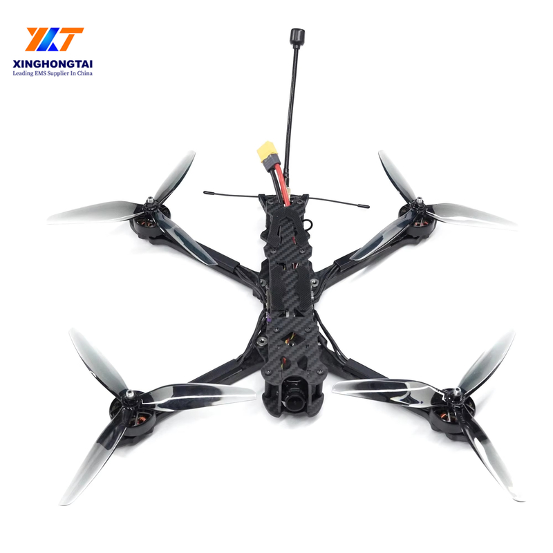 UAV Tracking System Head Tracker FPV PCBA Circuit Control Board with FR4 Base Material
