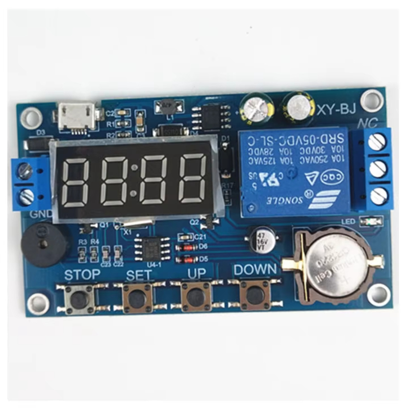 Electronic Circuit Design Timer Control Board Custom PCBA Solutions with RoHS Compliance