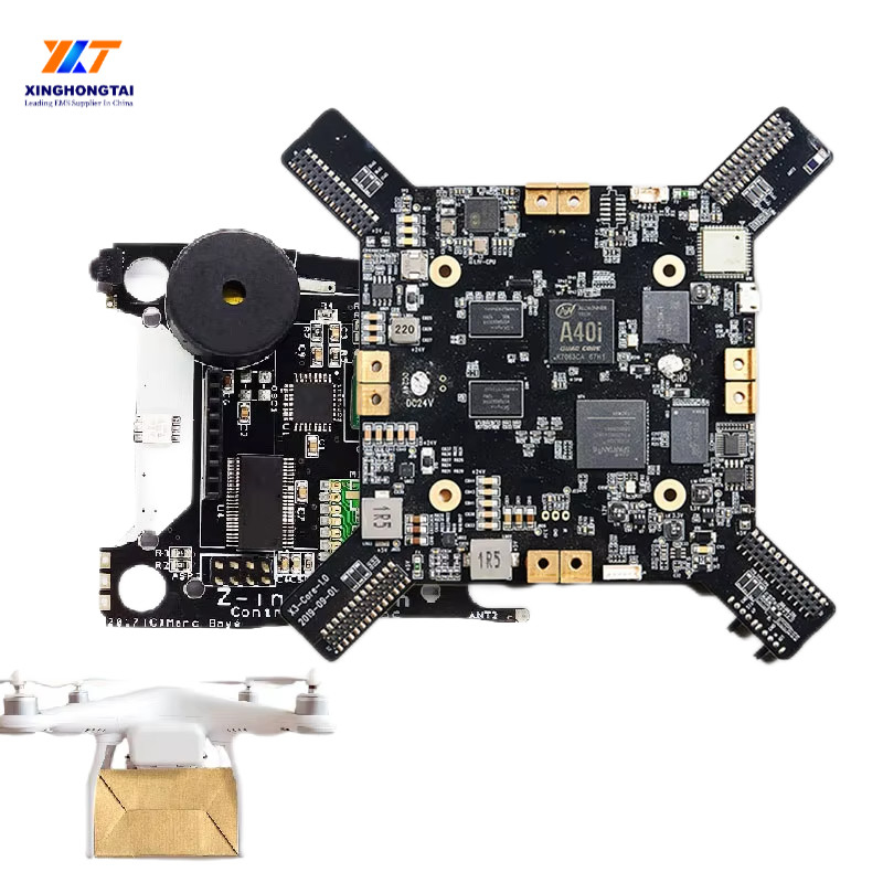 Fast Turnaround Drone Receiver PCBA Board SMT Multilayer PCB Box Build Assembly