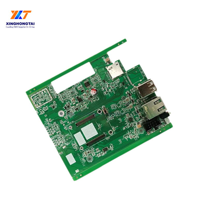 Green Solar Panels PCBA FR4 PCB Min. Hole Size 0.2mm Box Build Surface Finishing FR4 Printed Circuit Board
