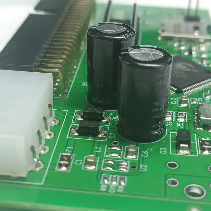 Green Solar Panels PCBA FR4 PCB Min. Hole Size 0.2mm Box Build Surface Finishing FR4 Printed Circuit Board