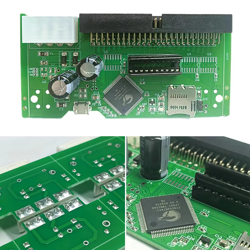 Green Solar Panels PCBA FR4 PCB Min. Hole Size 0.2mm Box Build Surface Finishing FR4 Printed Circuit Board