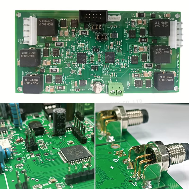 Green Solar Panels PCBA FR4 PCB Min. Hole Size 0.2mm Box Build Surface Finishing FR4 Printed Circuit Board