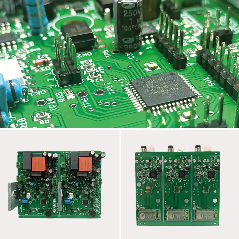 Green Solar Panels PCBA FR4 PCB Min. Hole Size 0.2mm Box Build Surface Finishing FR4 Printed Circuit Board