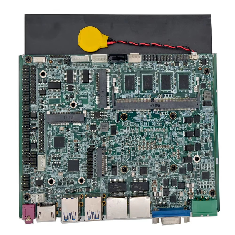Intel 8th generation CPU I5-8265U I7 6xCOM RS232 RS485 PCIe Fanless Mainboard Industrial Motherboard for AI intelligence