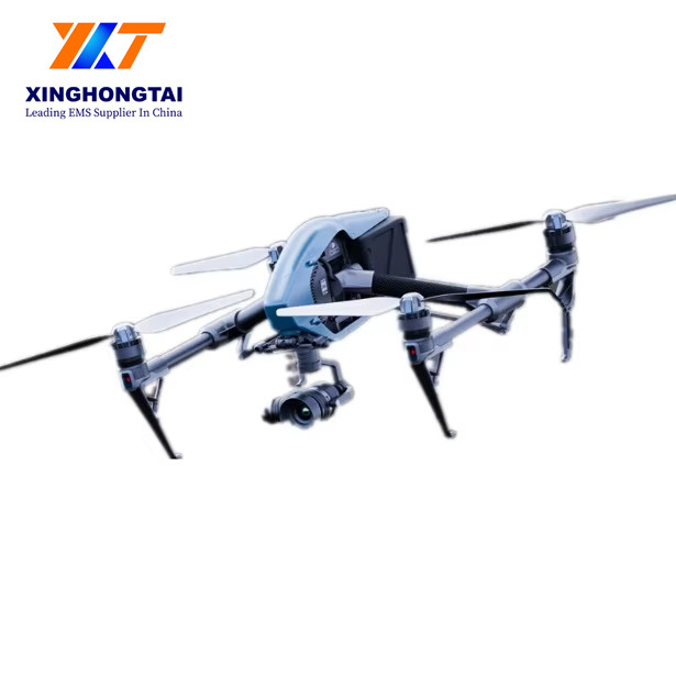 FR-4/High TG FR-4/CEM-3/M4/M6/Rogers Custom UAV PCBA with SMT and VIA Technology