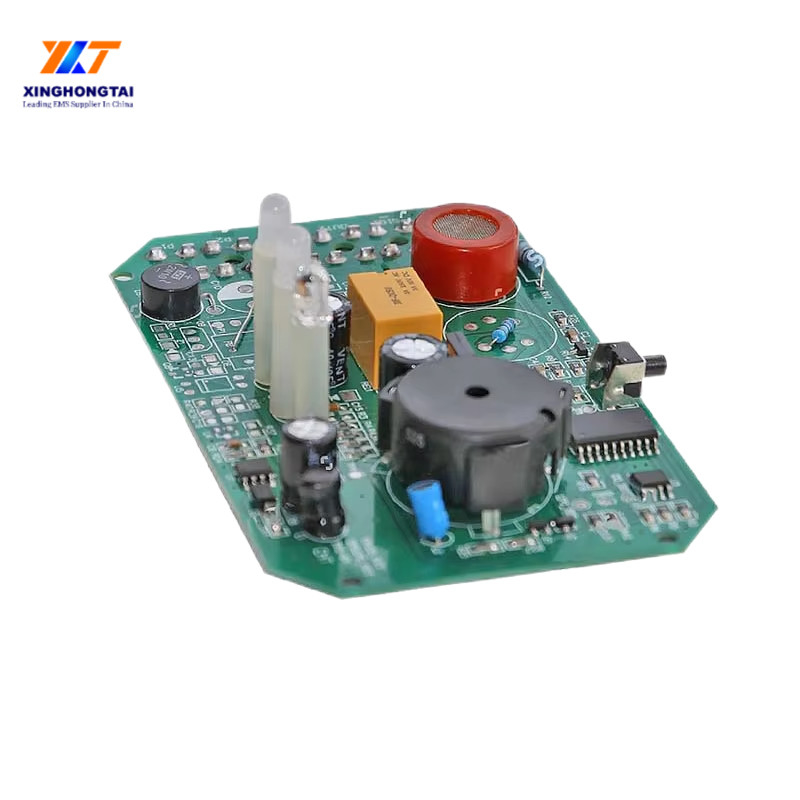 Prototype PCB Assembly 12V Monoxide Detector Circuit Board with LED Light Indicators