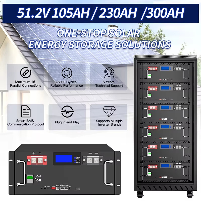 6Kwh 10Kwh 15Kwh 20Kwh 25Kwh 12v 24v 48v 51.2v 50Ah 100Ah 150Ah 200Ah 280Ah 300Ah 400Ah 500Ah Lithium Lifepo4 Battery