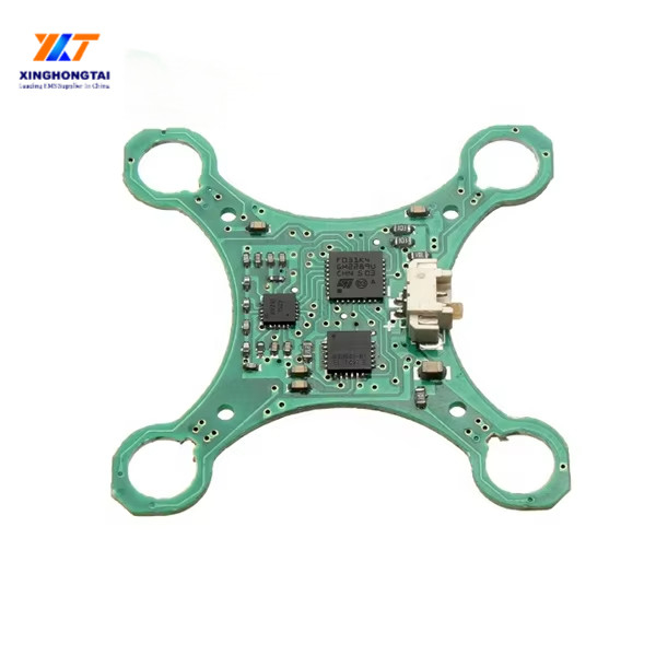 Fast Turnaround Quick Turn PCB Assembly with OSP Surface Finish and 0.1mm Hole Min