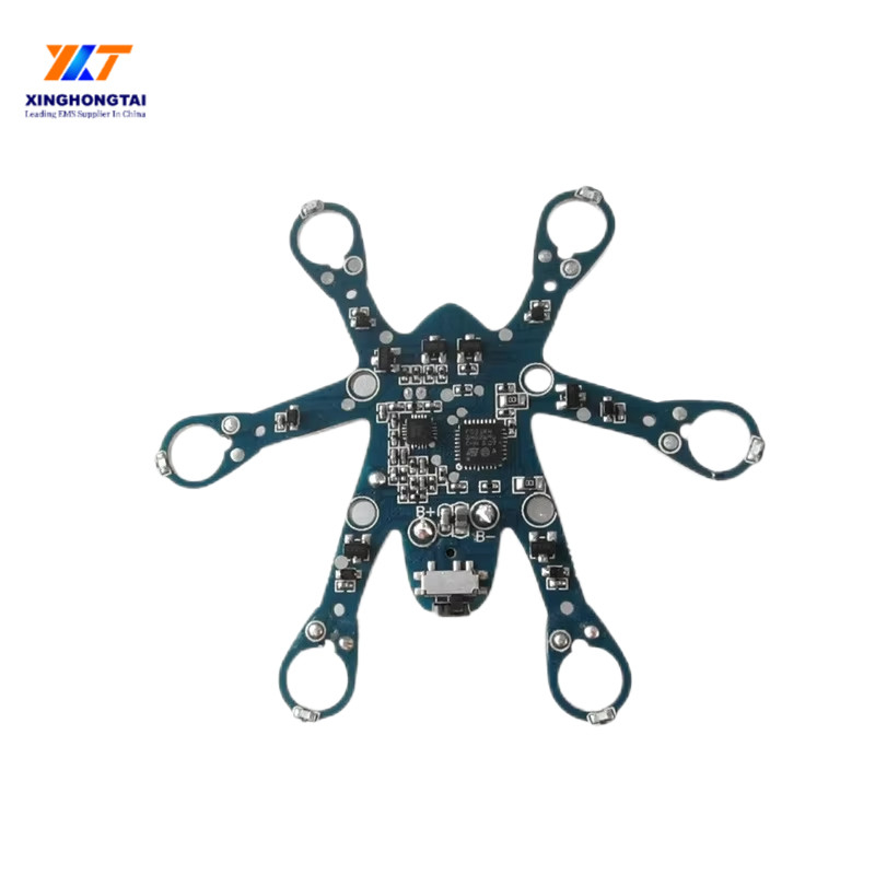 Fast Turnaround Quick Turn PCB Assembly with OSP Surface Finish and 0.1mm Hole Min
