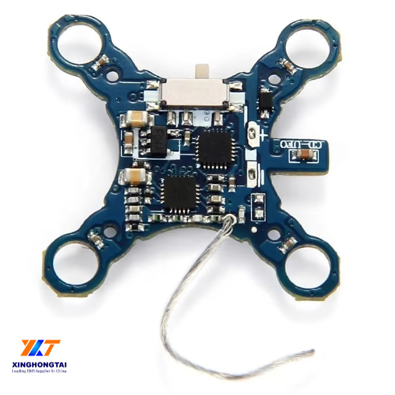 Fast Turnaround Quick Turn PCB Assembly with OSP Surface Finish and 0.1mm Hole Min