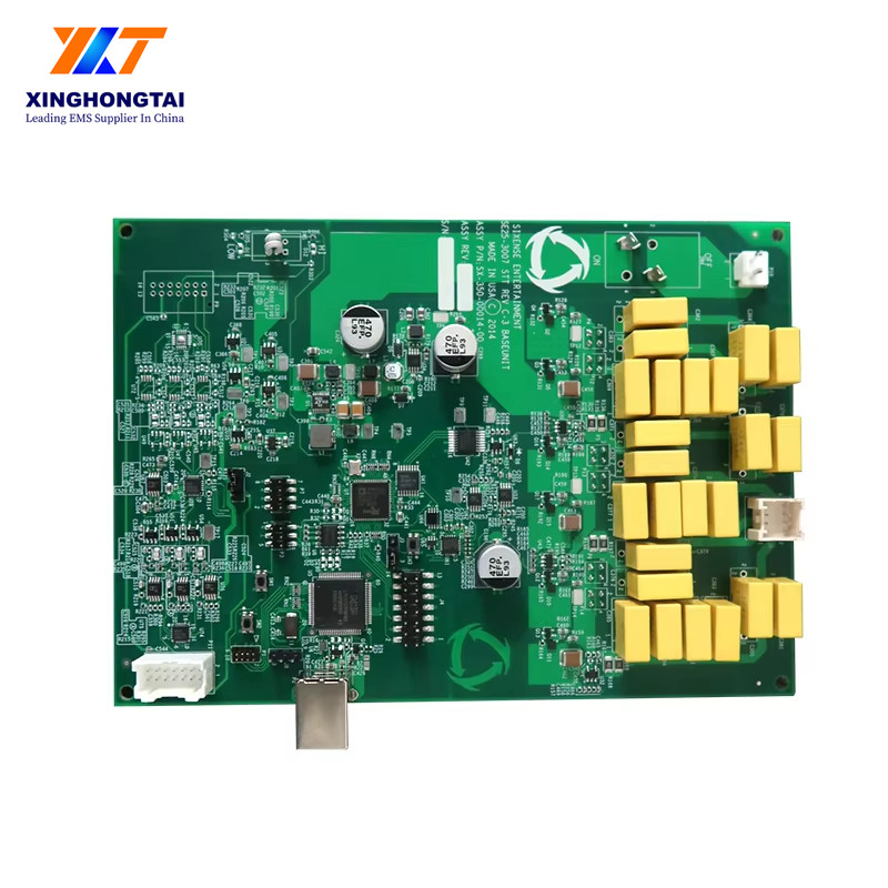 FR4 High TG Laminate SMT PCB Assembly with DIP Support and HASL LF Surface Supporting 1 or 2 Rows
