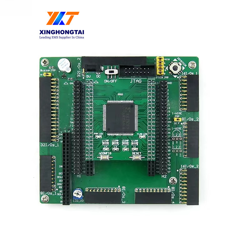 Min. Silkscreen Text Size 0.2mm Volume PCB Assembly with HASL Surface Finish and Circle Pcb Outline