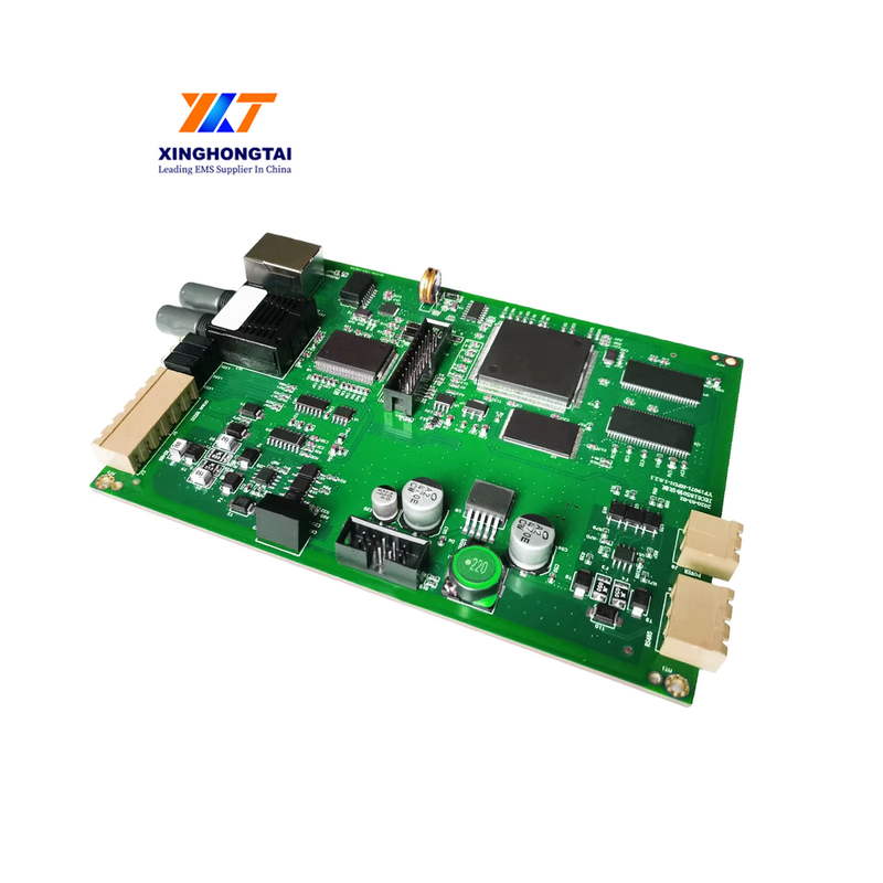 Green Solder Mask Color PCBA Service Turnkey Assembly 94V0 Power Supply PCB Board with FR-4 Manufacturing Solution