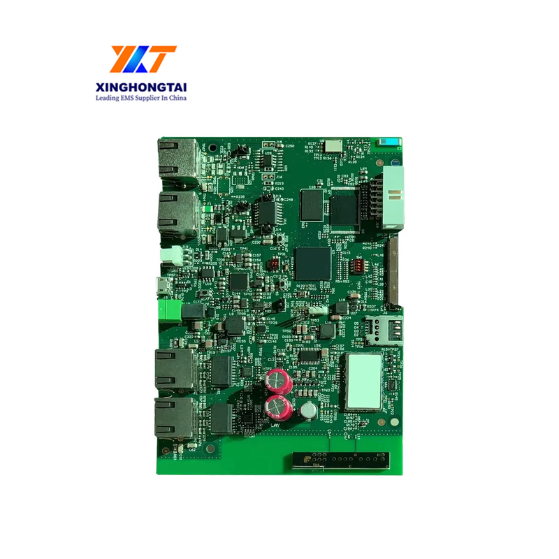 Green Solder Mask Color PCBA Service Turnkey Assembly 94V0 Power Supply PCB Board with FR-4 Manufacturing Solution